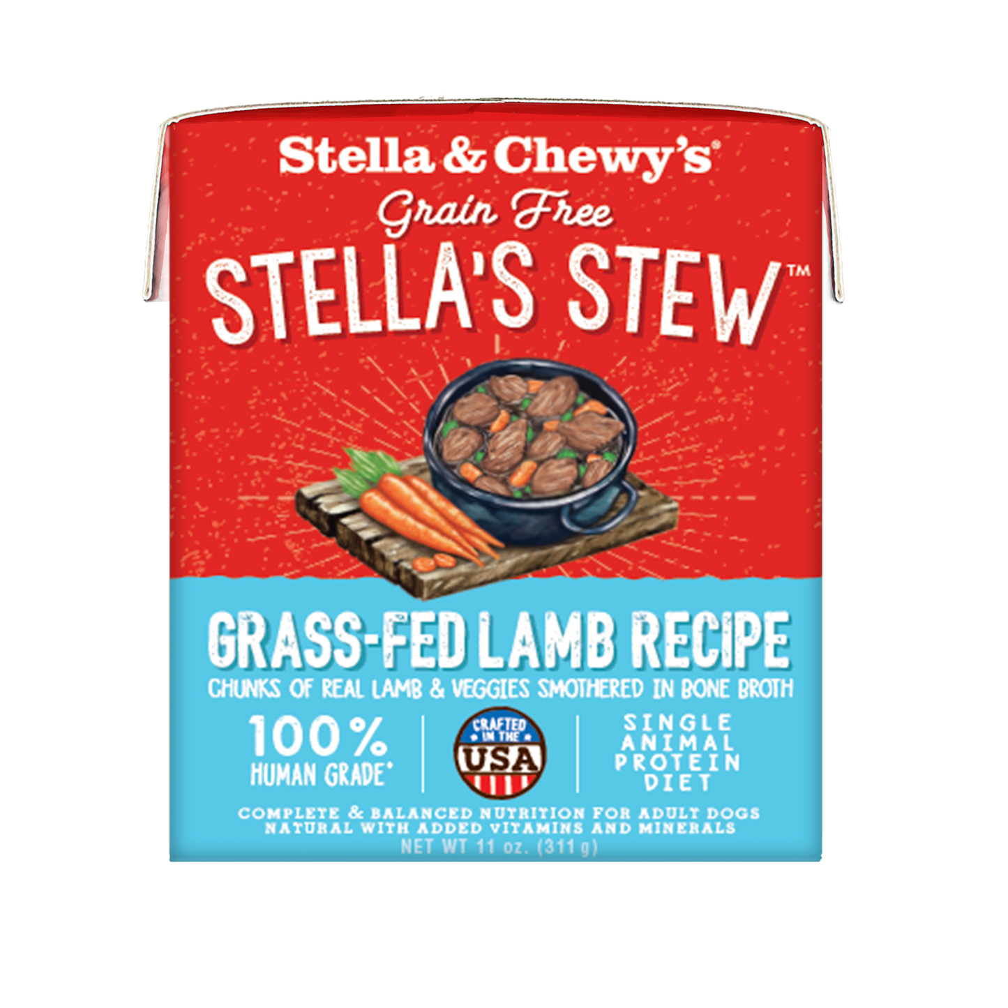 Stella & Chewy's Stella's Stew - Grass-Fed Lamb 11oz Dog Food