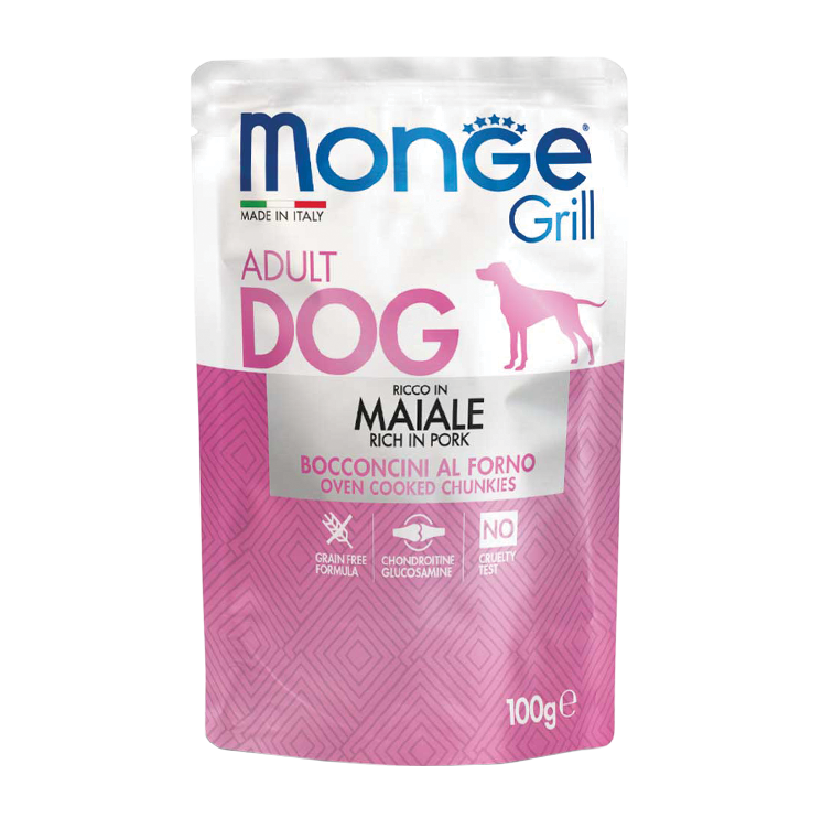 Monge Grill Pouches Pork 100g