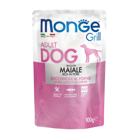 Monge Grill Pouches Pork 100g