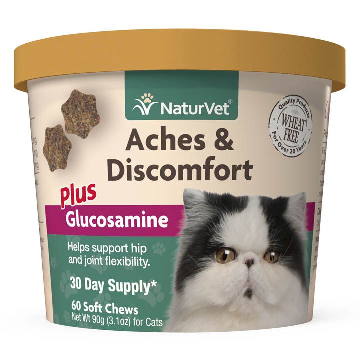 Naturvet Aches & Discomfort Plus Glucosamine for Cats