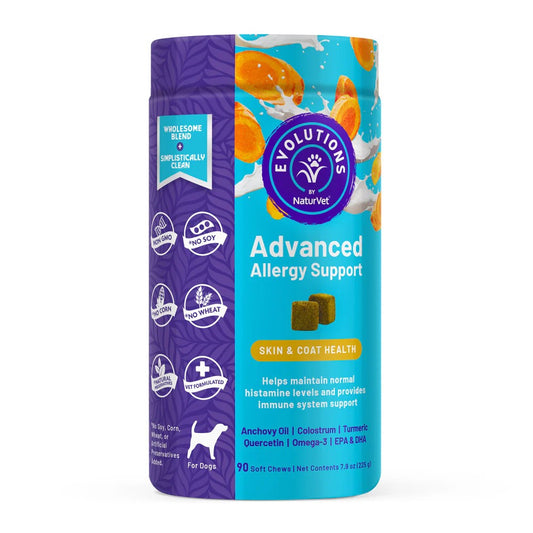 Naturvet Advanced Allergy Support Soft Chews for Dogs 90ct