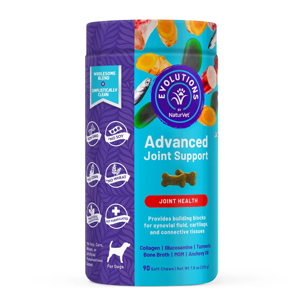 Naturvet Advanced Joint Support Soft Chews for Dogs 90ct