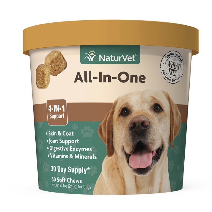 Naturvet All-In-One (4-IN-1 Support) 60ct for Dogs