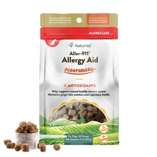 Naturvet Scoopables Aller-911 Allergy Aid 11oz for Dogs