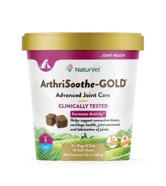 Naturvet Arthrisooth-GOLD Level 3 70ct for Dogs & Cats