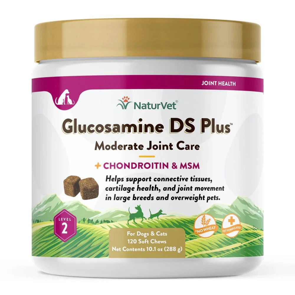 Naturvet Glucosamine Double Strength with MSM & Chondroitin for Dogs