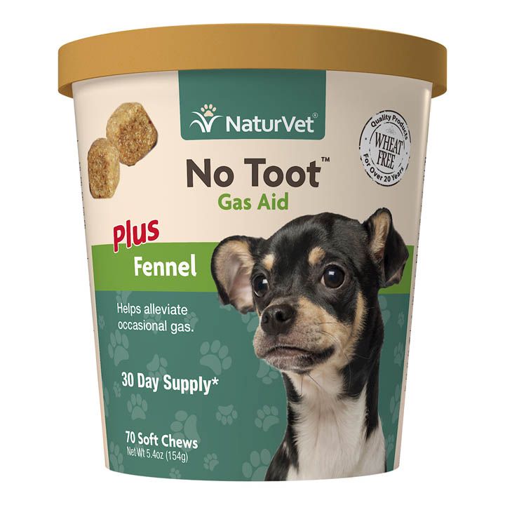 Naturvet No Toot Gas Aid Plus Fennel for Dogs