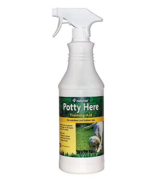 Naturvet Potty Here Training Aid Spray 8 fl. oz. for Dogs