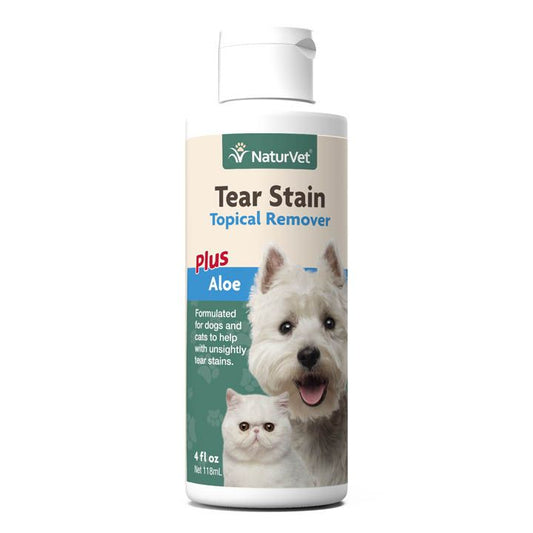 Naturvet Tear Stain Topical Remover Plus Aloe for Dogs & Cats