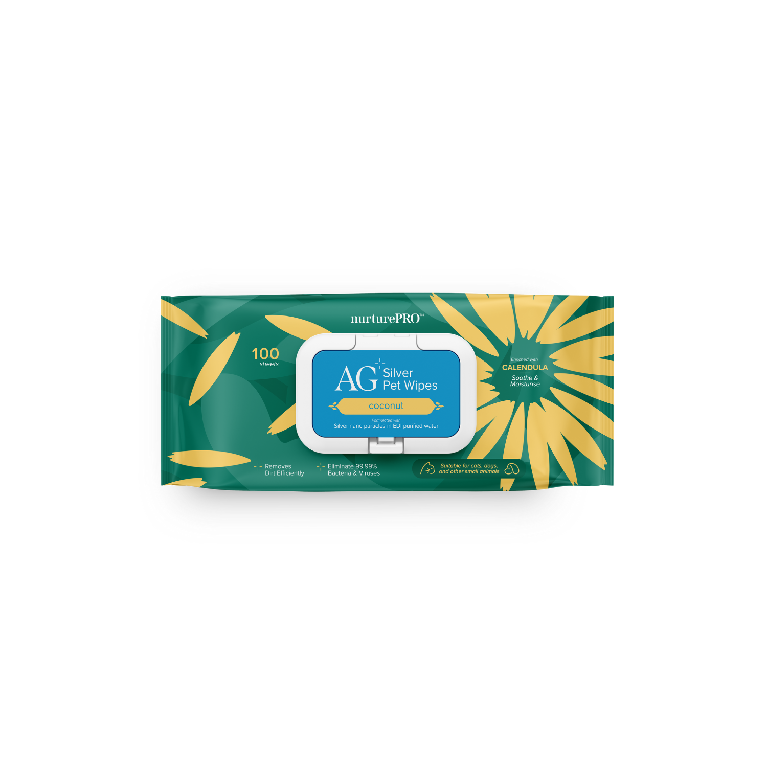 nurture-pro-ag-silver-coconut-pet-wipes