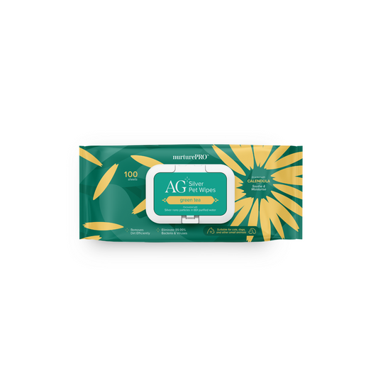 nurture-pro-ag-silver-green-tea-pet-wipes