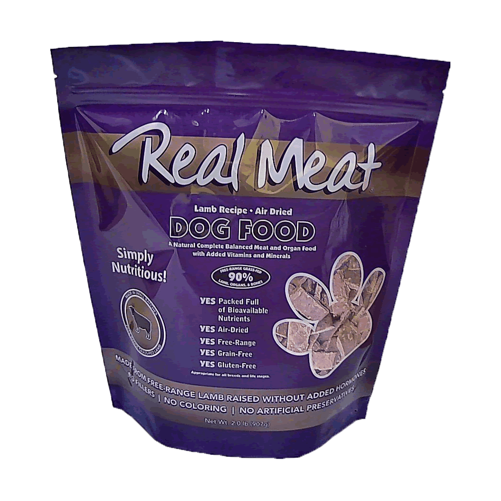 Real Meat Dog Air-Dried-Food - Lamb 2lb