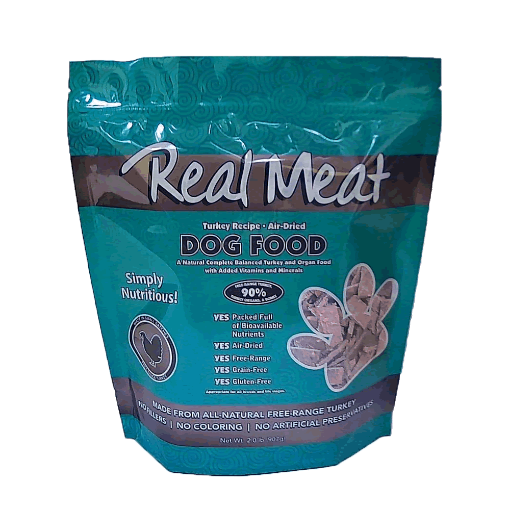 Real Meat Dog Air-Dried-Food - Turkey 2lb