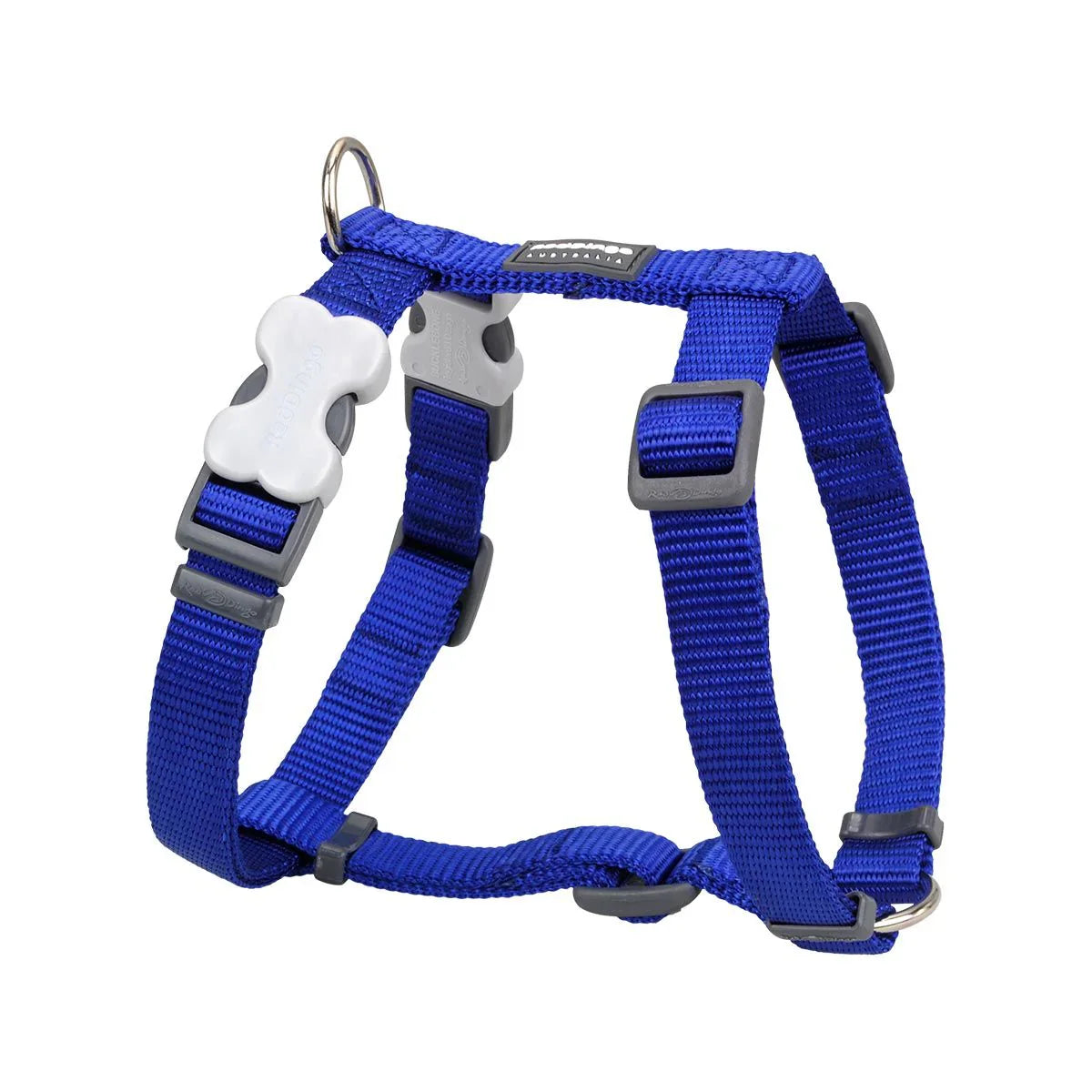 Red Dingo Classic Dog Harness - Dark Blue