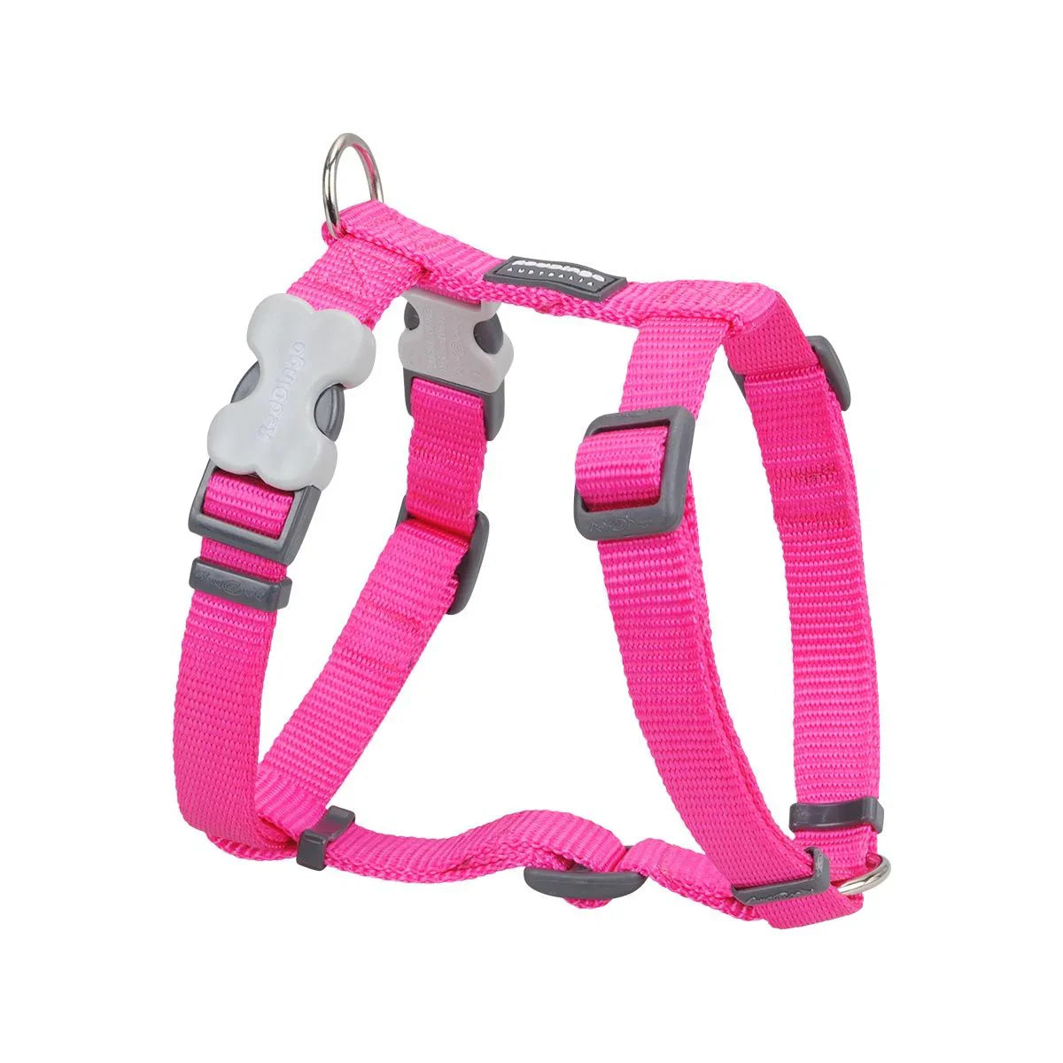 Red Dingo Classic Dog Harness - Hot Pink