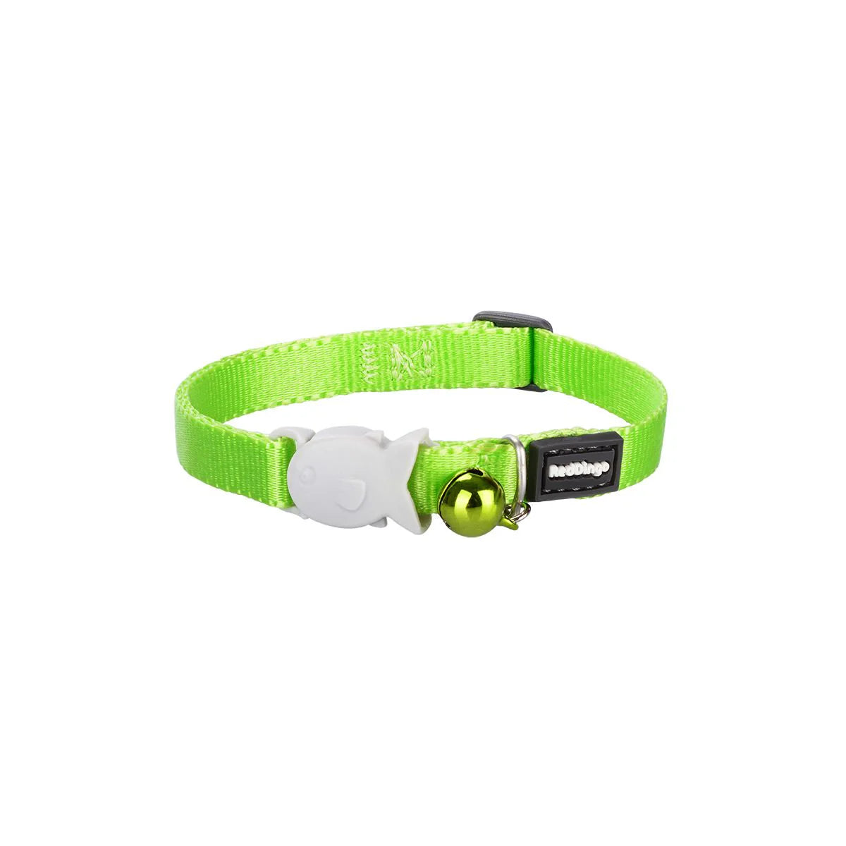 Red Dingo Kitten Classic Collar - Lime Green