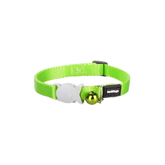 Red Dingo Kitten Classic Collar - Lime Green