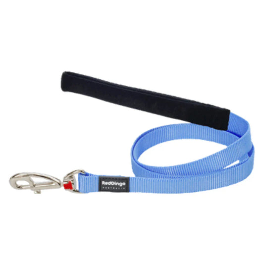 Red Dingo Fixed Classic Dog Lead - Medium Blue