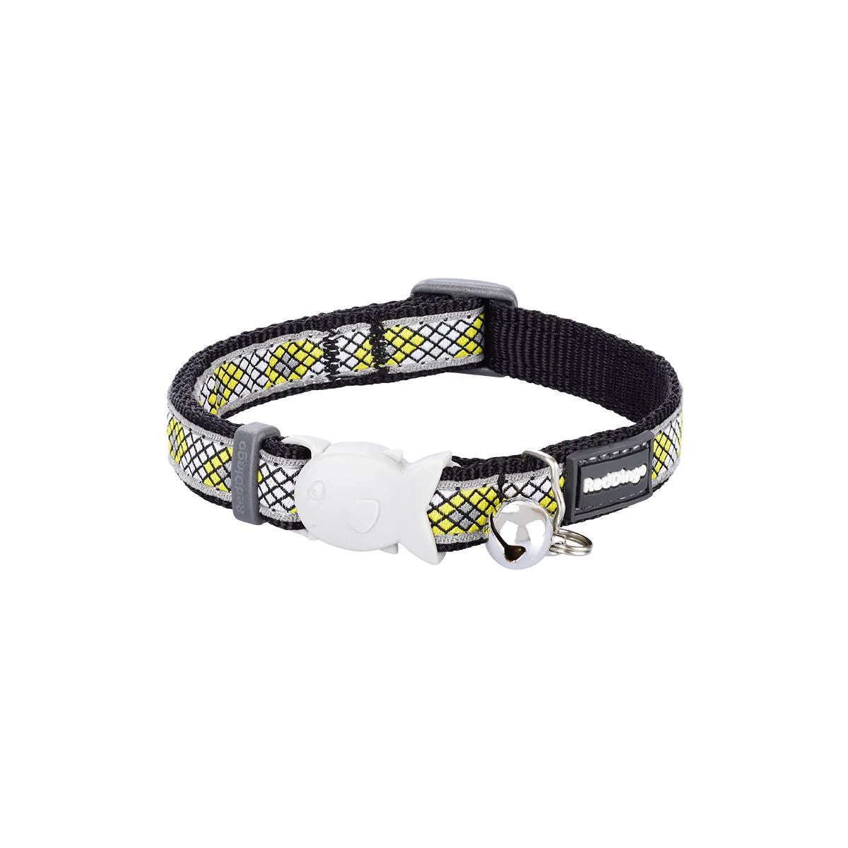 Red Dingo Cat Design Collar - Monty Black