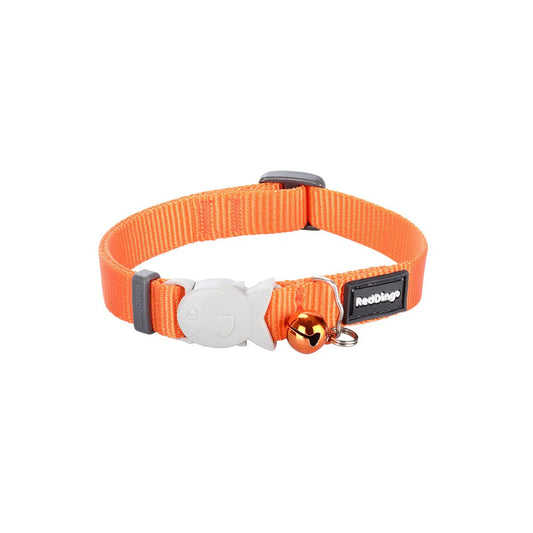 Red Dingo Cat Classic Collar - Orange