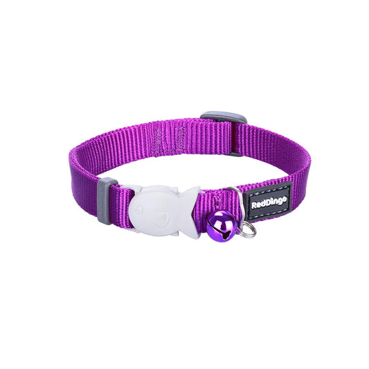 Red Dingo Cat Classic Collar - Purple