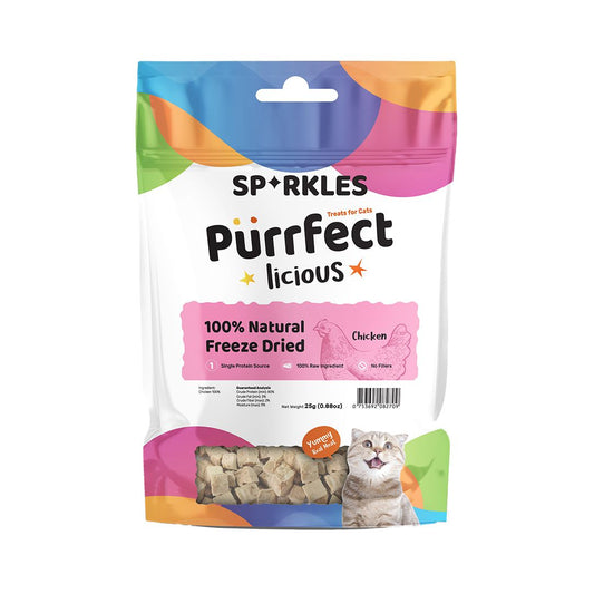 Sparkles Purrfectlicious (Freeze Dried) - Chicken 25g Cat Treats