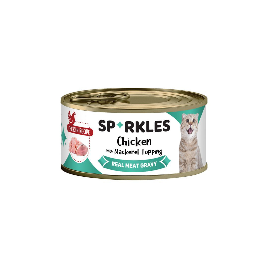 Sparkles Colour - Chicken & Mackerel 70g Cat Wet Food