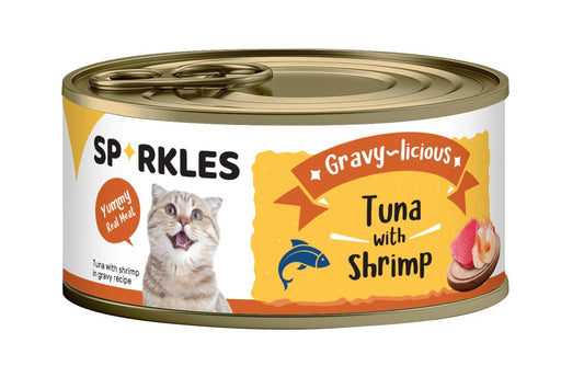 Sparkles Gravylicious - Tuna & Shrimp 80g Cat Wet Food