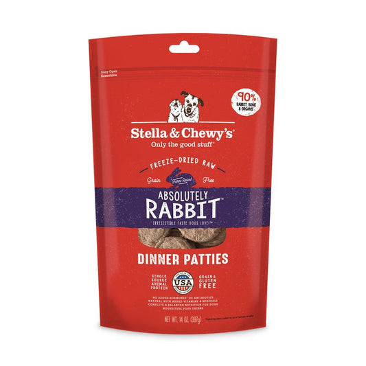 Stella & Chewy's Dinner Patties - Absolutely Rabbit 14oz Dog Food