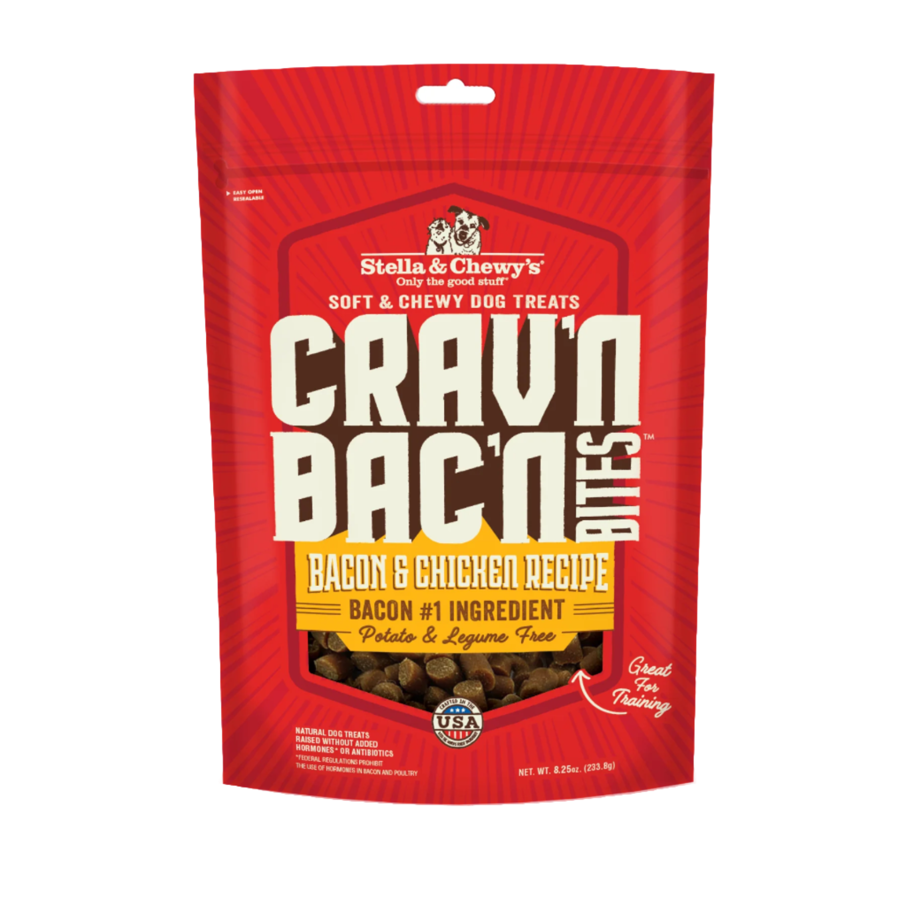 Stella & Chewy's Crav'n Bac'n Bites - Bacon & Chicken 8.25oz Dog Treats