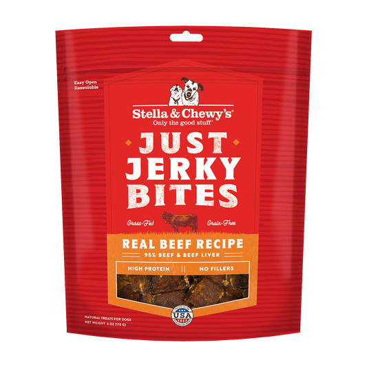 Stella & Chewy's Just Jerky Bites - Beef 6oz Dog Treats