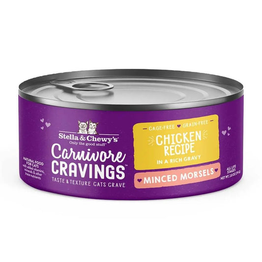 Stella & Chewy's Carnivore Cravings Minced Morsels - Cage-Free Chicken 5.2oz Cat Food