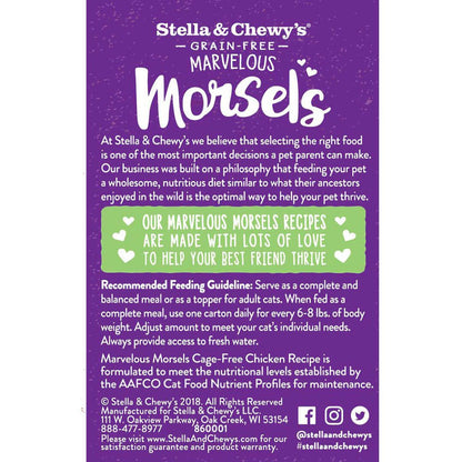 Stella & Chewy's Marvellous Morsels - Cage-Free Chicken 5.5oz Cat Food