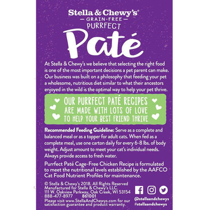 Stella & Chewy's Purrfect Pate - Cage-Free Chicken 5.5oz Cat Food