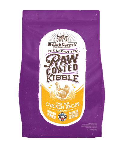 Stella & Chewy's Raw Coated Kibbles - Cage-Free Chicken Cat Food