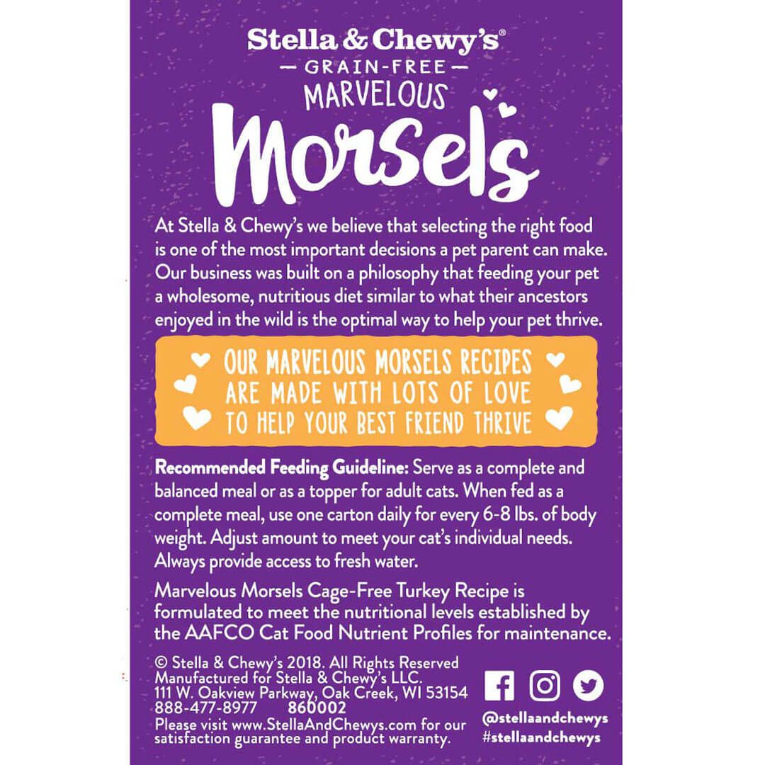 Stella & Chewy's Marvellous Morsels - Cage-Free Turkey 5.5oz Cat Food