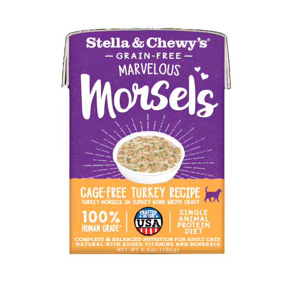 Stella & Chewy's Marvellous Morsels - Cage-Free Turkey 5.5oz Cat Food