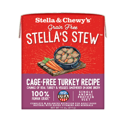 Stella & Chewy's Stella's Stew - Cage-Free Turkey 11oz Dog Food