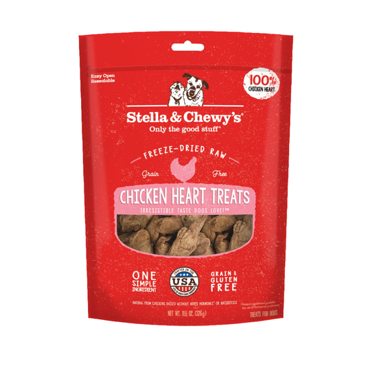 Stella & Chewy's Single Ingredient - Chicken Heart 3oz Dog Treats