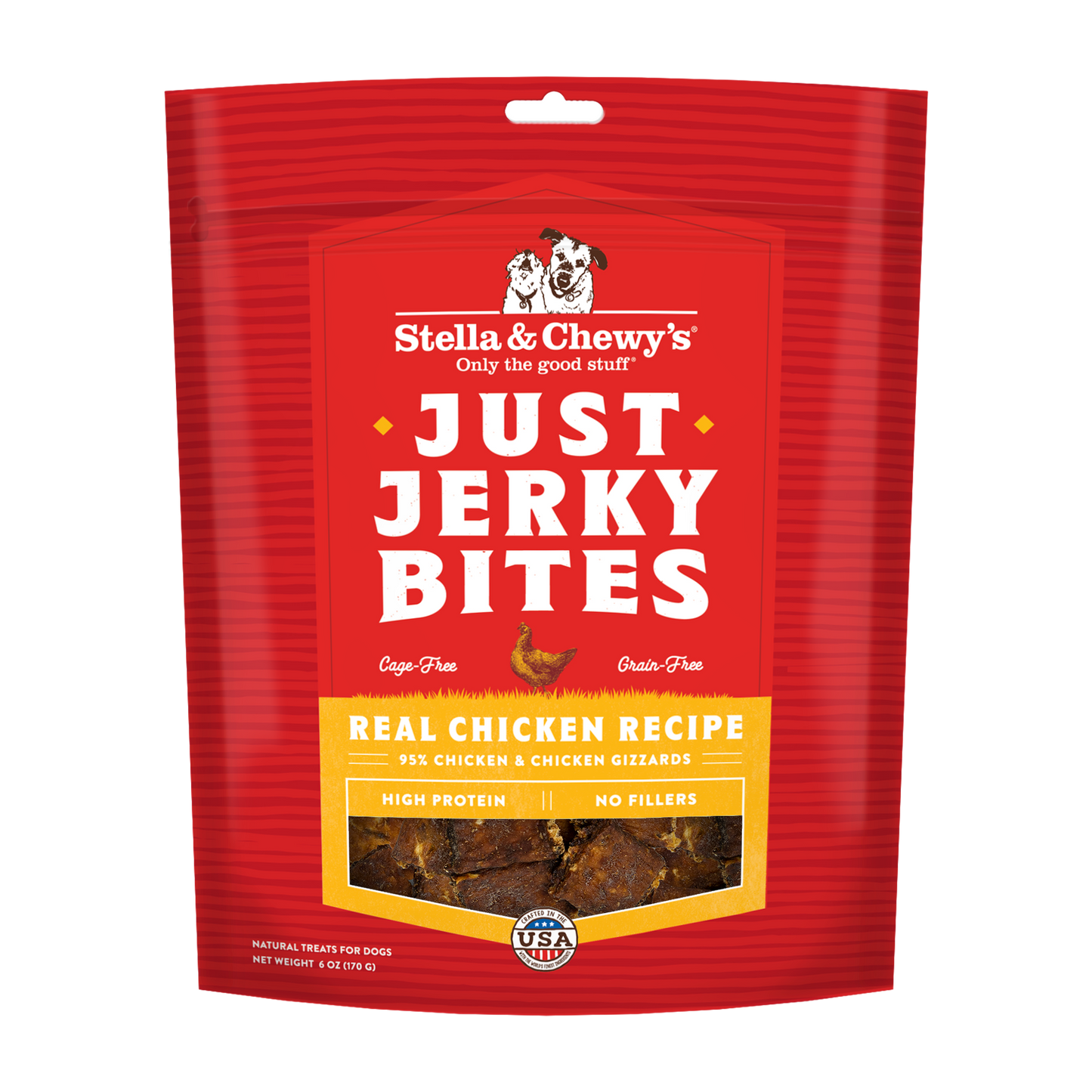 Stella & Chewy's Just Jerky Bites - Chicken 6oz Dog Treats