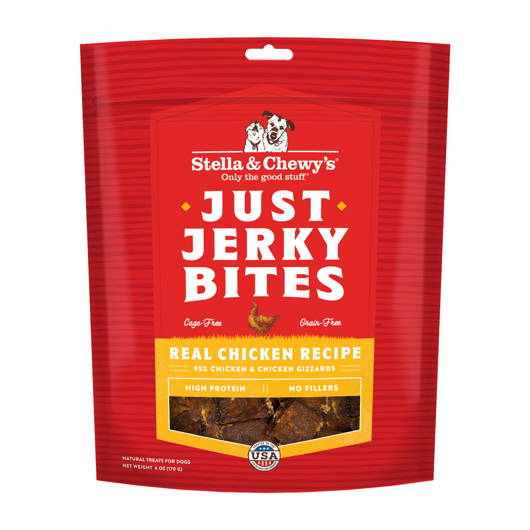 Stella & Chewy's Just Jerky Bites - Chicken 6oz Dog Treats