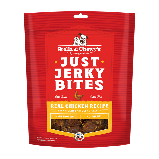 Stella & Chewy's Just Jerky Bites - Chicken 6oz Dog Treats