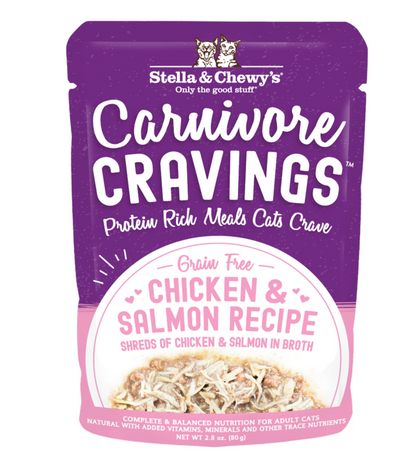 Stella & Chewy's Carnivore Cravings Pouch - Chicken & Salmon 2.8oz Cat Food