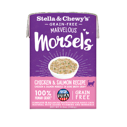 Stella & Chewy's Marvellous Morsels - Chicken & Salmon Medley 5.5oz Cat Food