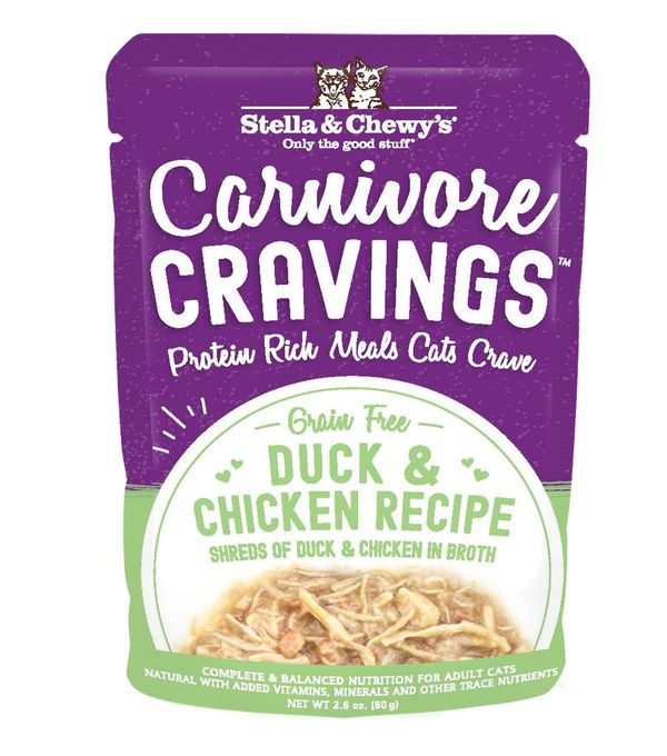 Stella & Chewy's Carnivore Cravings Pouch - Duck & Chicken 2.8oz Cat Food