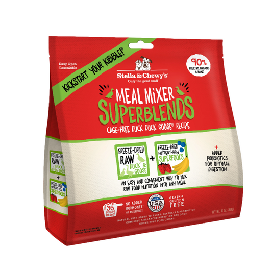 Stella & Chewy's Meal Mixer Superblend - Duck Duck Goose 16oz Dog Food