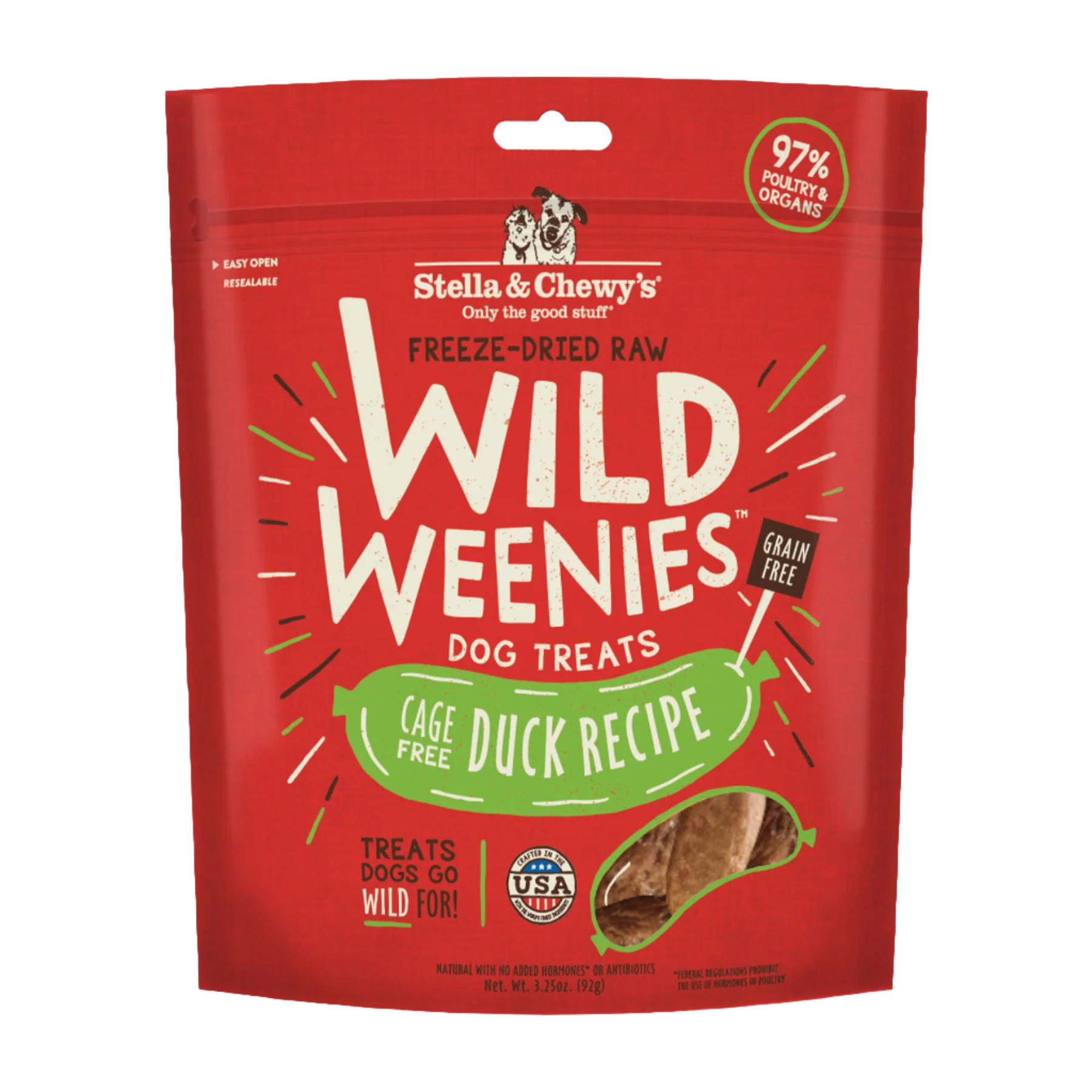 Stella & Chewy's Wild Weenies - Duck 3.25oz Dog Treats