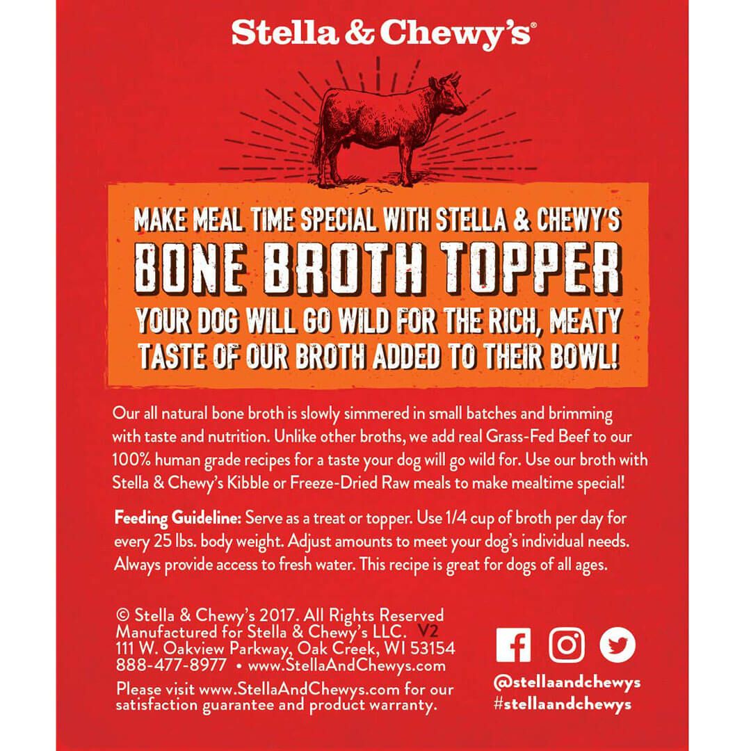 Stella & Chewy's Broth Topper - Grass-Fed Beef 11oz Dog Food