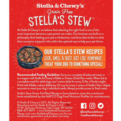 Stella & Chewy's Stella's Stew - Grass-Fed Beef 11oz Dog Food