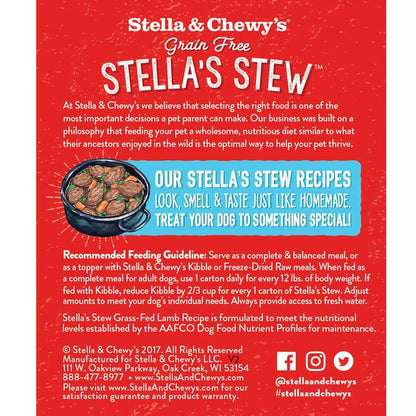 Stella & Chewy's Stella's Stew - Grass-Fed Lamb 11oz Dog Food